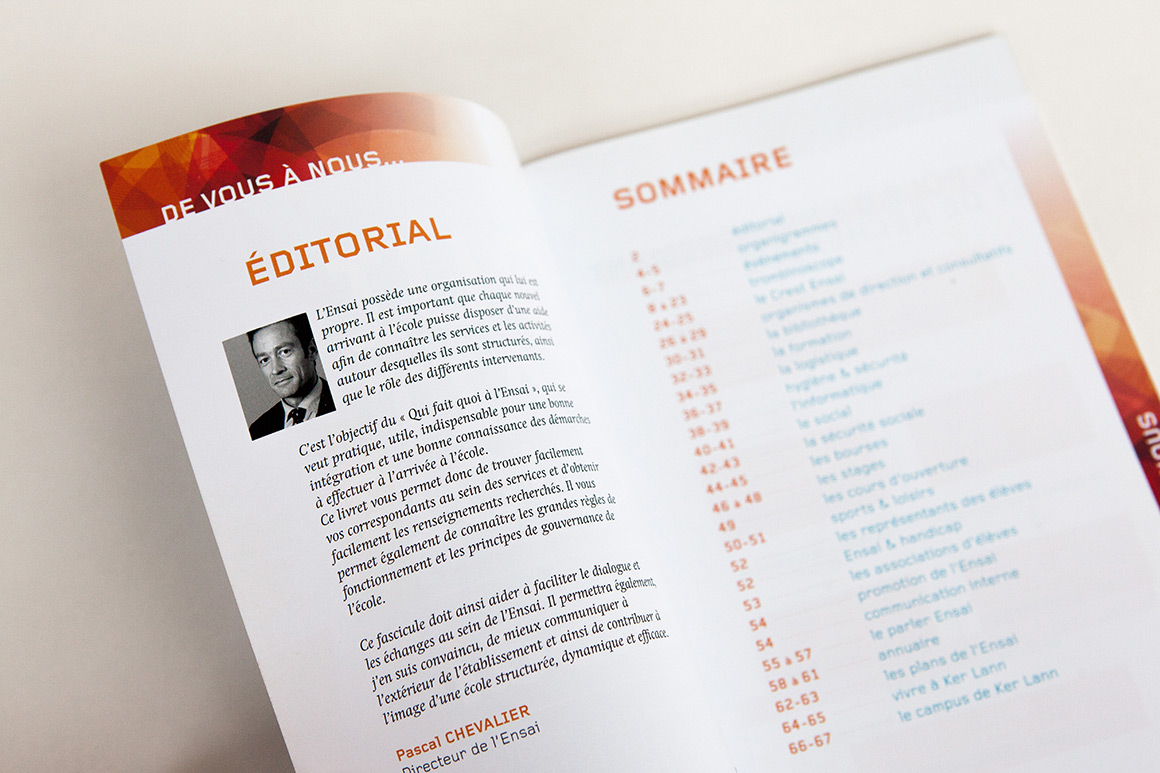 Brochure de présentation de l'Ensai pour Ensai